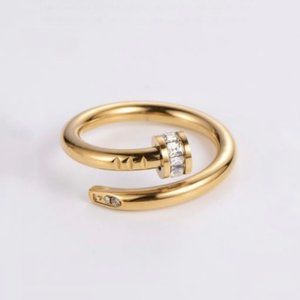 Diamond Nail Ring